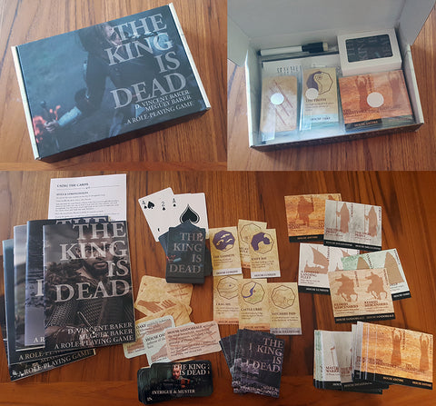 The King Is Dead Cards and Booklets Box Set