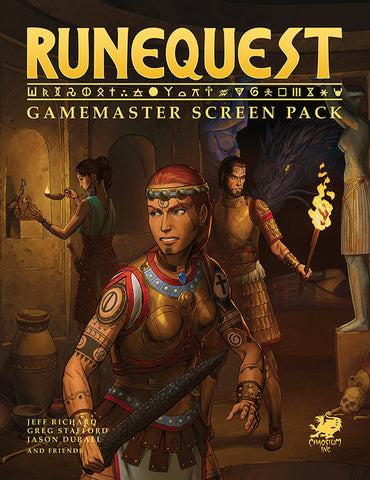 RuneQuest: Gamemaster Screen Pack + complimentary PDF