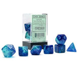 CHX26463: Gemini Polyhedral Blue-Blue/light blue Luminary 7-Die Set