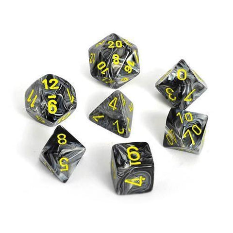 CHX27438 Vortex Polyhedral Black with Yellow 7-Die Set