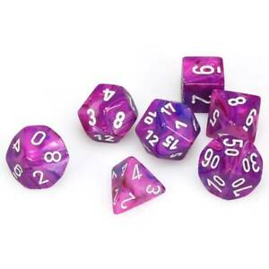 CHX27457 Festive Polyhedral Violet with White 7-Die Set
