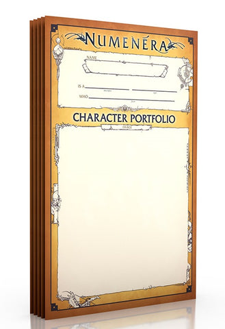 Numenera Character Portfolio 5 pack
