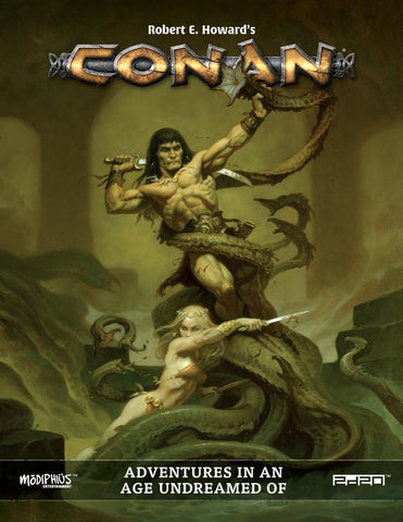 Conan RPG Core Rulebook: Adventures in an Age Undreamed Of + complimentary PDF - Leisure Games
