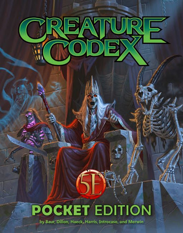 Creature Codex Pocket Edition: 5th Edition