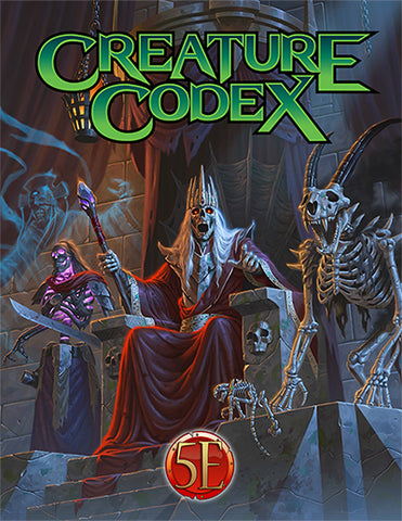 Creature Codex Hardcover (5e) - Leisure Games