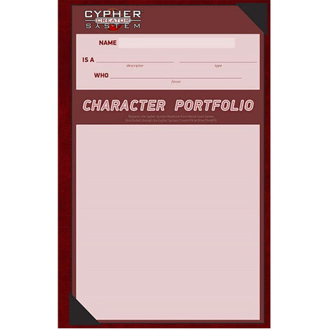 Cypher System Character Portfolio Pack