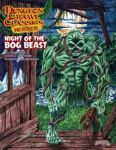 Dungeon Crawl Classics RPG Horror Module #8 Night Of The Bog Beast