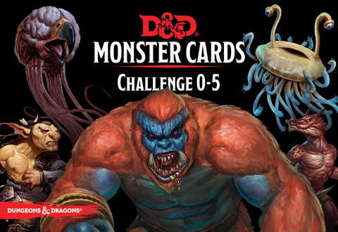 D&D Monster Cards Challenge 0-5 - Leisure Games
