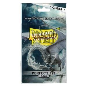 Dragon Shield Perfect Fit - CLEAR - (100 sleeves, 63x88mm)