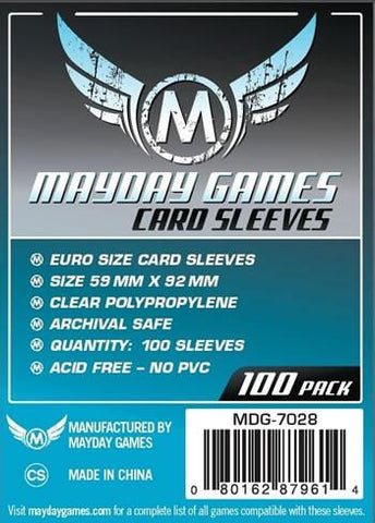 Standard Euro Card Sleeves (Mayday MDG7028)