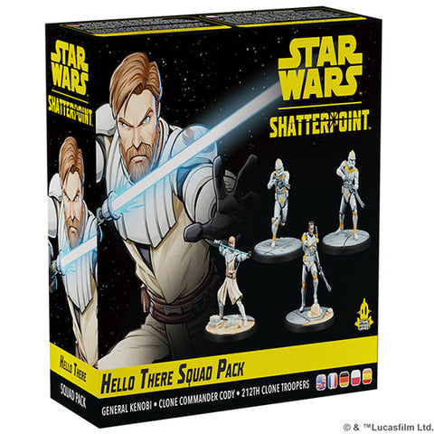 Star Wars Shatterpoint: Hello There (General Kenobi Squad Pack) - reduced