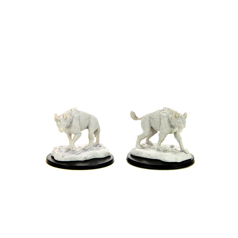 WZK90271: Hyenas: WizKids Deep Cuts Unpainted Miniatures (W14)