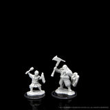 WZK90467: Kymal Militia Brawler & Jorenn Militia Holy Axeman: Critical Role Unpainted Miniature (W2)