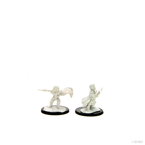 WZK90260: Halfling Wizard Male: Pathfinder Battles Deepcuts Unpainted Miniatures (W14)