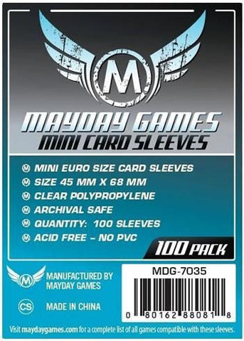 Mini Euro Card Sleeves (Mayday MDG7035)