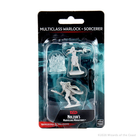 WZK90149 Multiclass Warlock+Sorcerer Female: D&D Nolzur's Marvelous Unpainted Miniatures (W13)