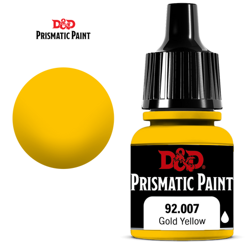 WZK67125: Gold Yellow 92.007: D&D Prismatic Paint (W1)