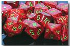 CHX25304 Speckled Strawberry Polyhedral 7-Die Set - Leisure Games