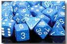 CHX25706 Speckled Water 16mm d6 Dice Block(12 d6)* - Leisure Games