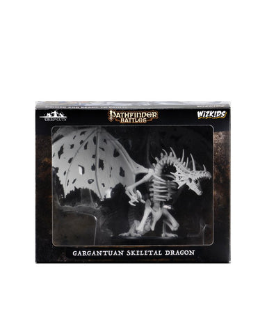 WZK90039: Gargantuan Skeletal Dragon: Pathfinder Battles Deep Cuts Unpainted Miniatures (W11)
