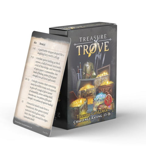 Fifth Edition: Treasure Trove Challenge Rating 13 to 16 Deck
