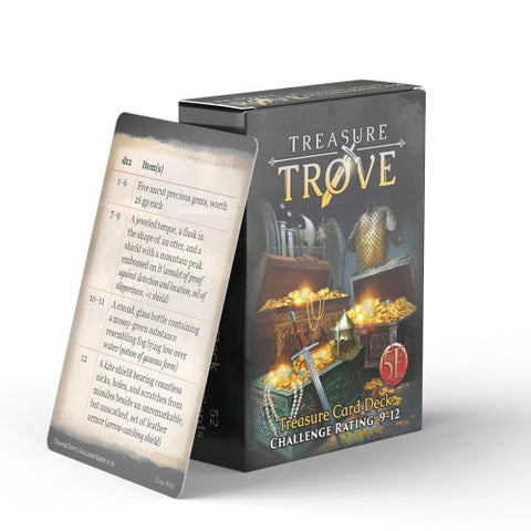 Fifth Edition: Treasure Trove Challenge Rating 9 to 12 Deck