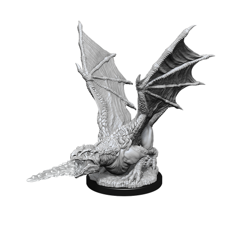WZK90589 White Dragon Wyrmling: D&D Nolzur's Marvelous Unpainted Miniatures (W19)