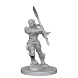 WZK72614 Half-Orc Female Barbarian (2 minis) - Pathfinder Deep Cuts
