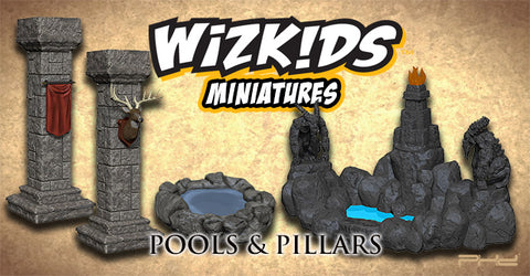 WZK73050 Pools & Pillars (24 minis) - Prepainted Minis