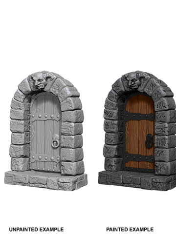 WZK73360 WizKids Deep Cuts Unpainted Miniatures: Doors