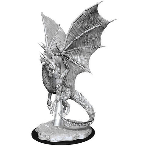 WZK90036: Young Silver Dragon: D&D Nolzur's Marvelous Unpainted Miniatures (W11)