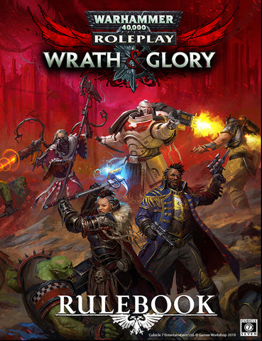 Wrath & Glory Core Rulebook - Warhammer 40,000 Roleplay (Revised Edition) + complimentary PDF