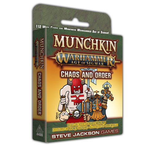 Munchkin Warhammer Age of Sigmar: Chaos and Order - reduced