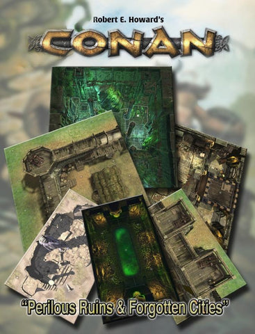 Conan: Perilous Ruins & Forgotten Cities Geomorphic Tiles Set + complimentary PDF