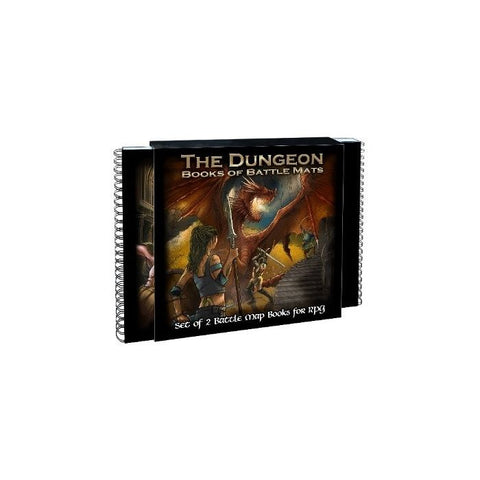The Dungeon Books of Battle Mats (2 Book Set)