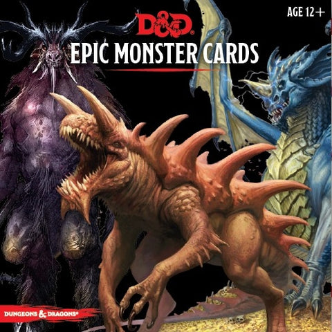 D&D Monster Cards: Epic Monsters - reduced