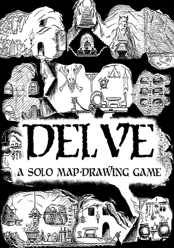 Delve Game Delve - a solo map drawing game + complimentary PDF via online store ...