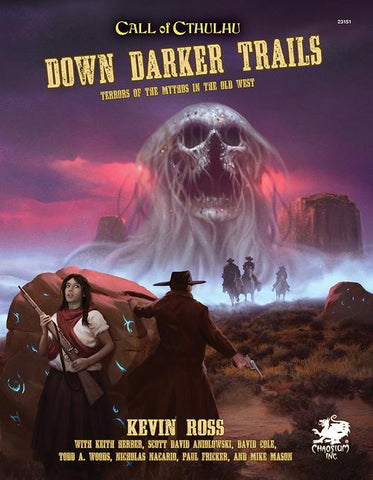 Call of Cthulhu: Down Darker Trails + complimentary PDF - Leisure Games