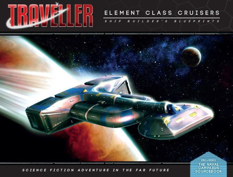 Traveller: Element Class Cruisers - Shipbuilder's Blueprints + complimentary PDF