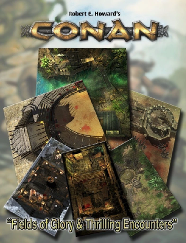 Conan: Fields of Glory & Thrilling Encounters Geomorphic Tiles + complimentary PDF