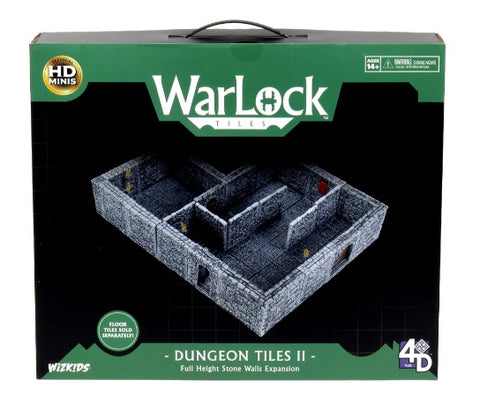 WarLock Tiles: Dungeon Tiles II - Full Height Stone Walls Expansion - reduced