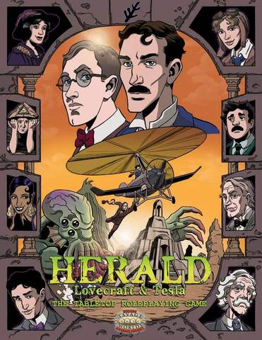 Herald: Lovecraft & Tesla the Tabletop Roleplaying Game - reduced