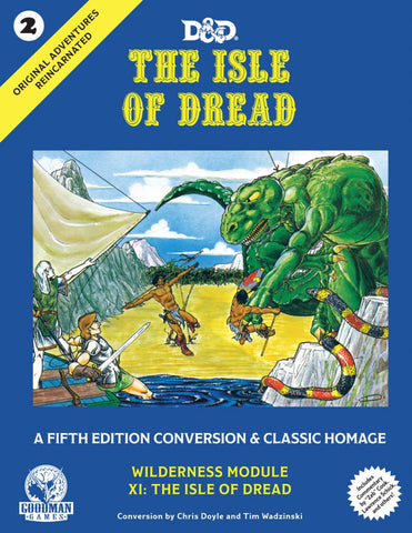 Original Adventures Reincarnated #2: The Isle of Dread (5E Adventure, Hardback)