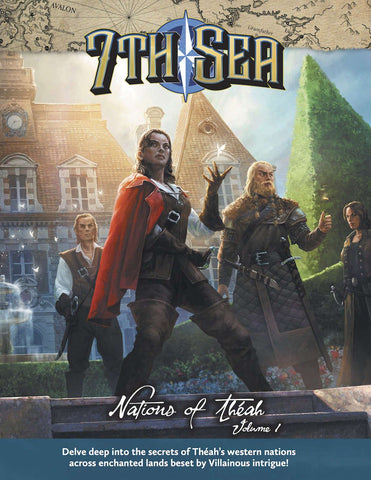 7th Sea: Nations of Theah Vol.1 + complimentary PDF - Leisure Games