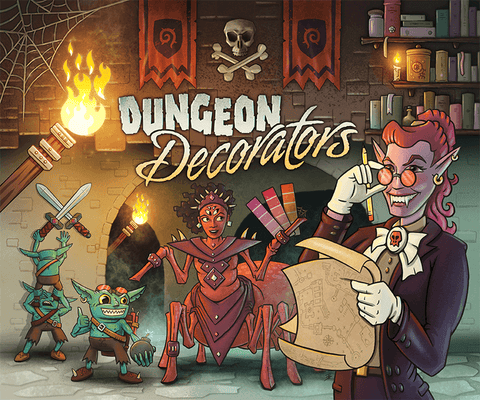 Dungeon Decorators Board Game - reduced