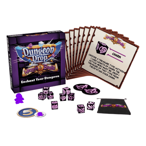 Dungeon Drop Expansion: Wizards & Spells - reduced