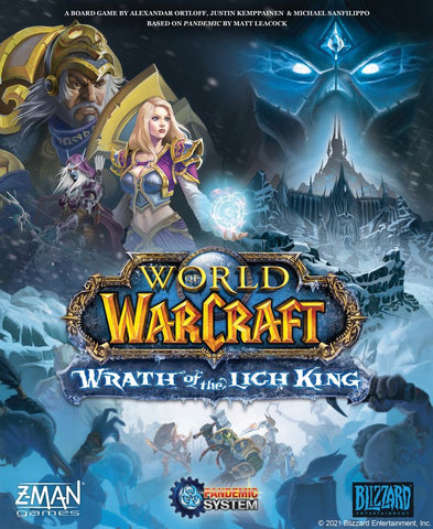 Pandemic Warcraft World Of Warcraft: Wrath of the Lich King - A Pandemic System Board Game - reduced