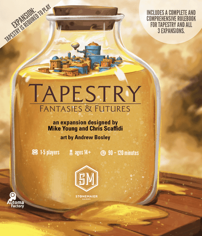 Tapestry: Fantasies & Futures Expansion (release date 21st April)