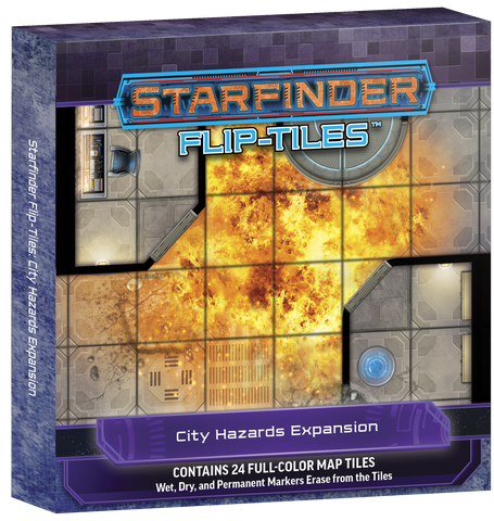 Starfinder Flip-Tiles: City Hazards Expansion