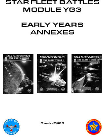 Star Fleet Battles: Module YG3 Early Years Annexes